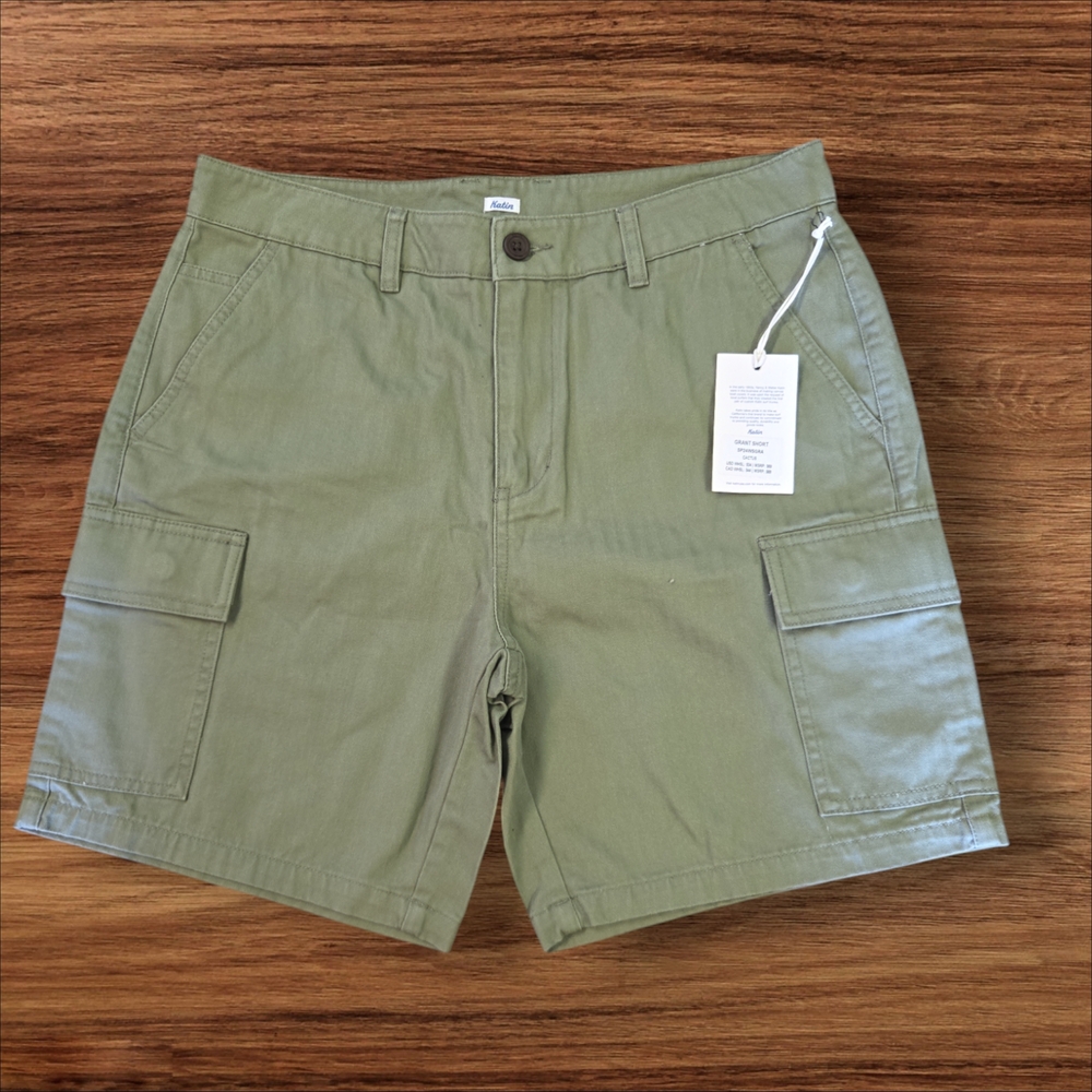 Katin Sage Green Cargo Shorts